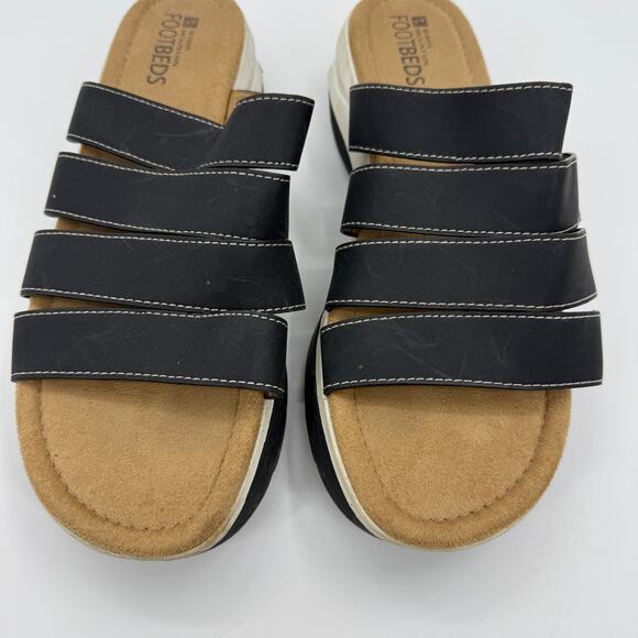 WHITE MOUNTAIN Footbeds Womens Fascinate Slide Comfort Sandal Size 10 Cushioned - Picture 1 of 7